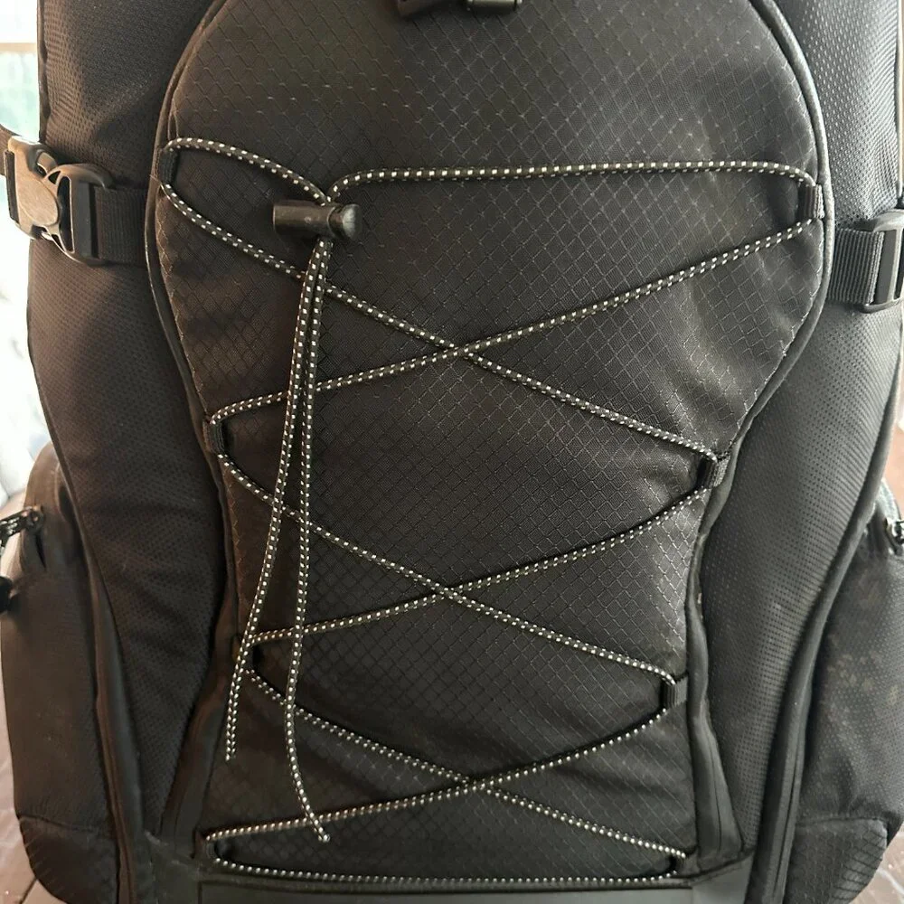 Tenba Shootout Black Rolling Camera Large Photography Travel Backpack Wheels
